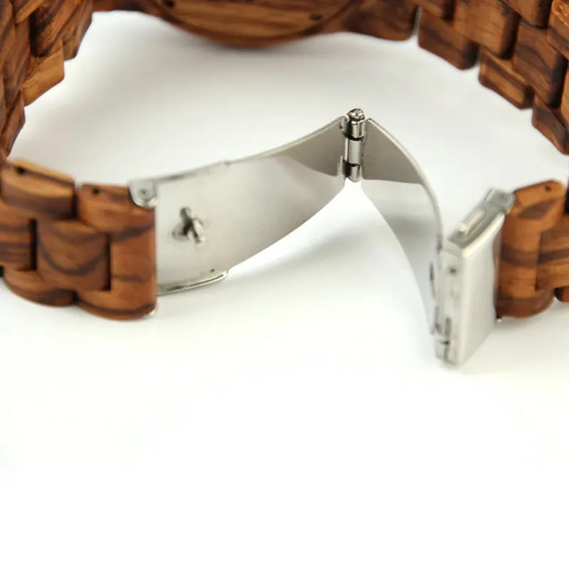 2017 новый роскошный моды простые мужские часы повседневная творческие орех