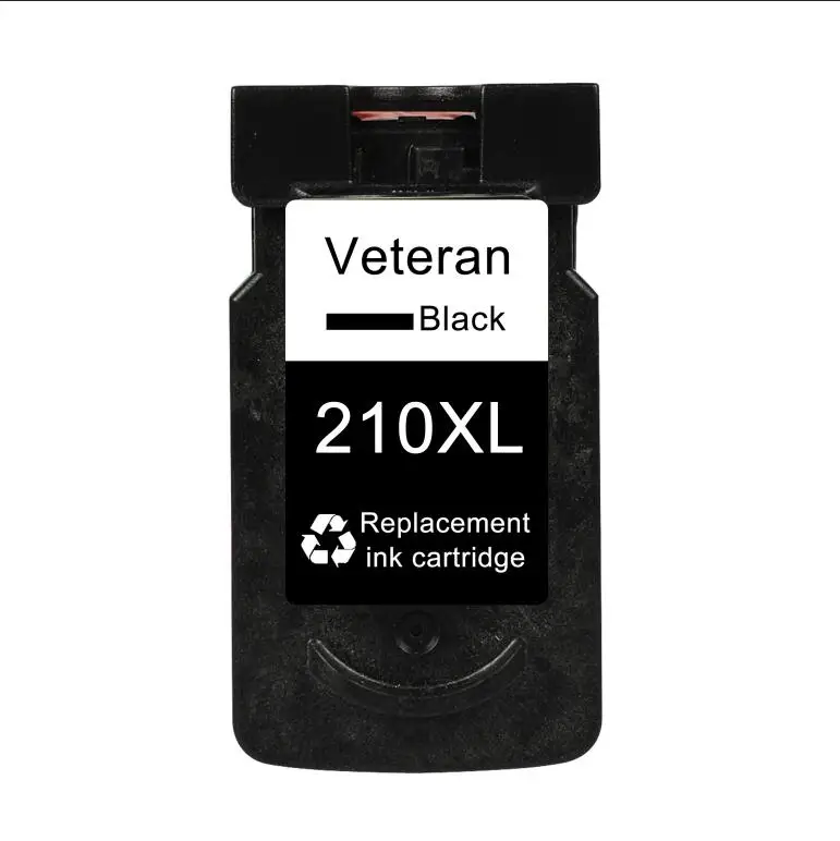 PG210 Black Ветеран PG210 CL211 чернильный картридж Замена для Canon PG 210 CL 211 XL PG-210 для Canon Pixma IP2700 IP2702 MP240 MP250 MP260 MP270 - Цвет: PG210 Black