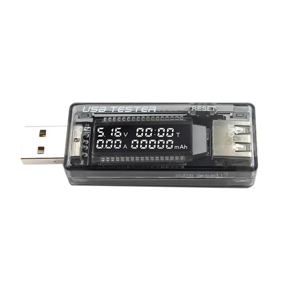ЖК дисплей Ток Напряжение зарядное устройство Емкость тестер USB мобильный
