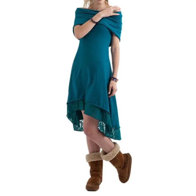 Женское платье миди в готическом стиле с капюшоном без рукавов летнее кружевное