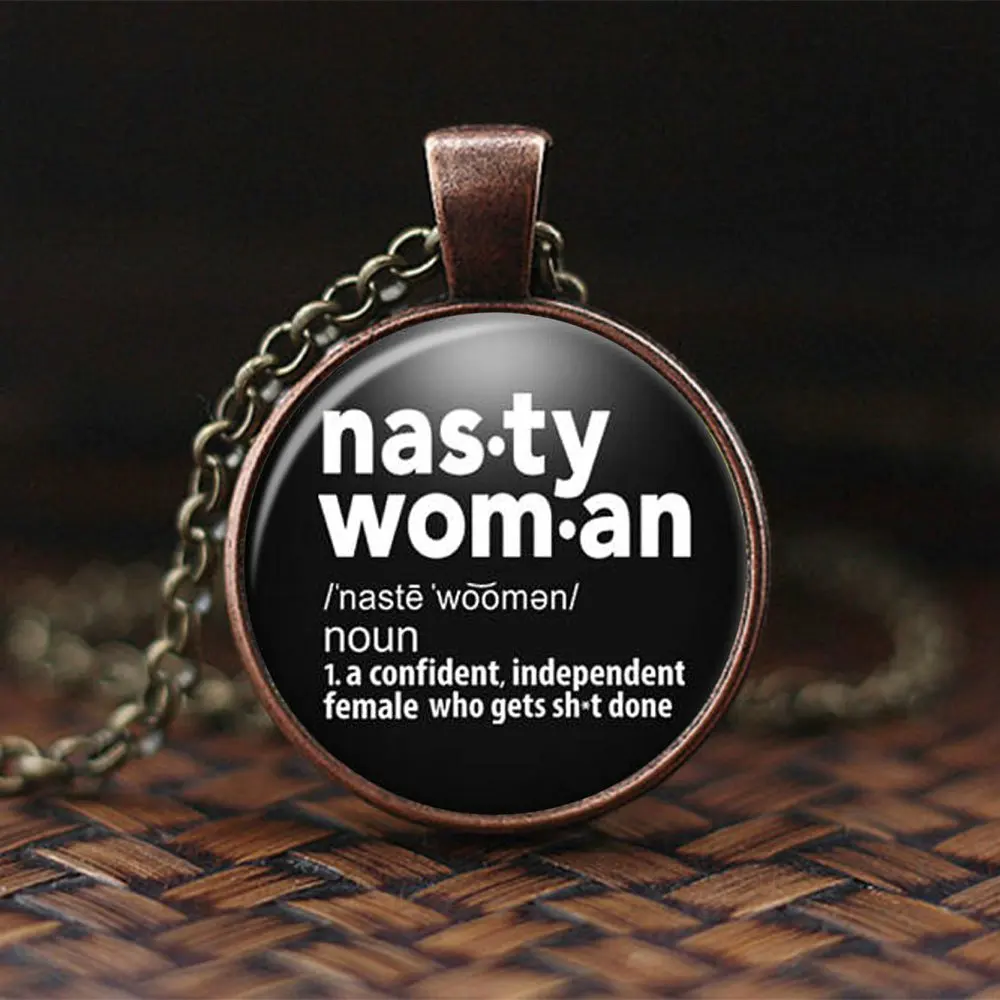 Not Today Сатан ожерелье с цитатой юбилей подарок модный стиль стеклянные купольные