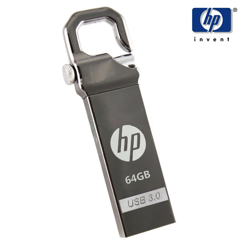 флешка 32 гб Hp x750w usb flash drive ГБ 3.0 pen высокой скорости металл USB Stick Pendrive Memory stick бизнес