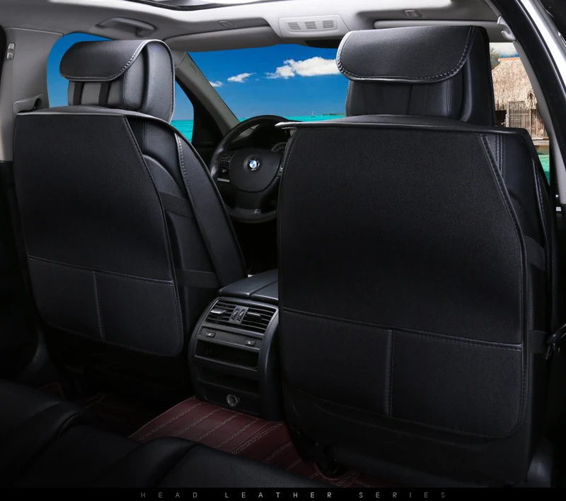 Универсальные льняные чехлы для сидений автомобиля Forlada44vu pickuptrucktotall datsun mido ondo