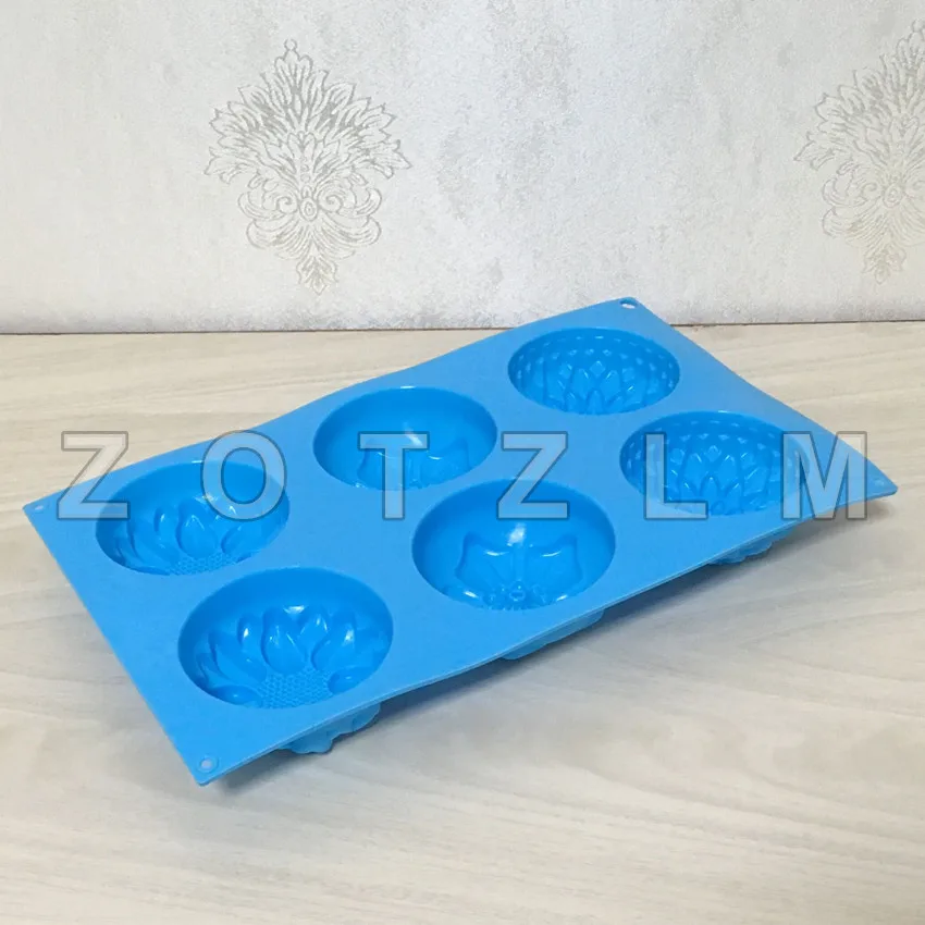 Big Size Flowers Silicone Cake Mold Cookie Candy Mooncake Soap Making Tools Chrysanthemum Sunflower Peach Blossom Shapes GJD062 | Дом и сад