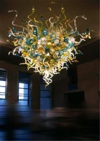 living room art deco free air shipping hand blown glass chandelier