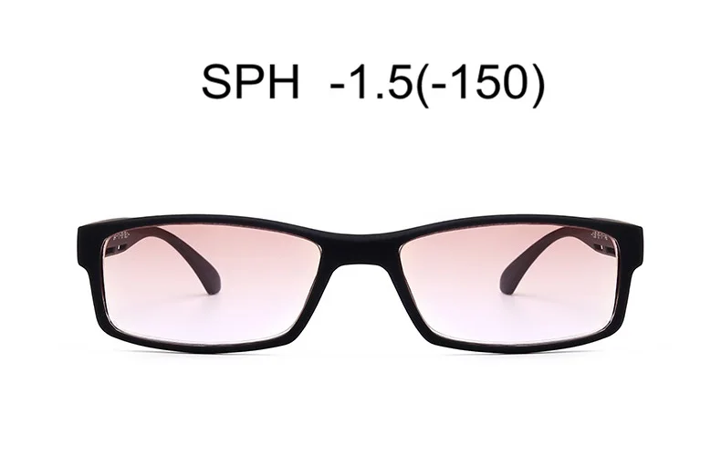 SUMONDY коричневые линзы SPH-1 до-4,0 готовые очки по рецепту солнцезащитные очки для близорукости женские мужские очки для близоруких UF17 - Цвет линз: Brown (-1.5)