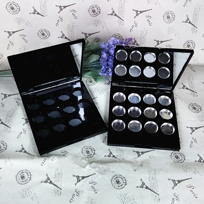 Пустой блестящий черный Косметический бальзам для губ/теней век/крема