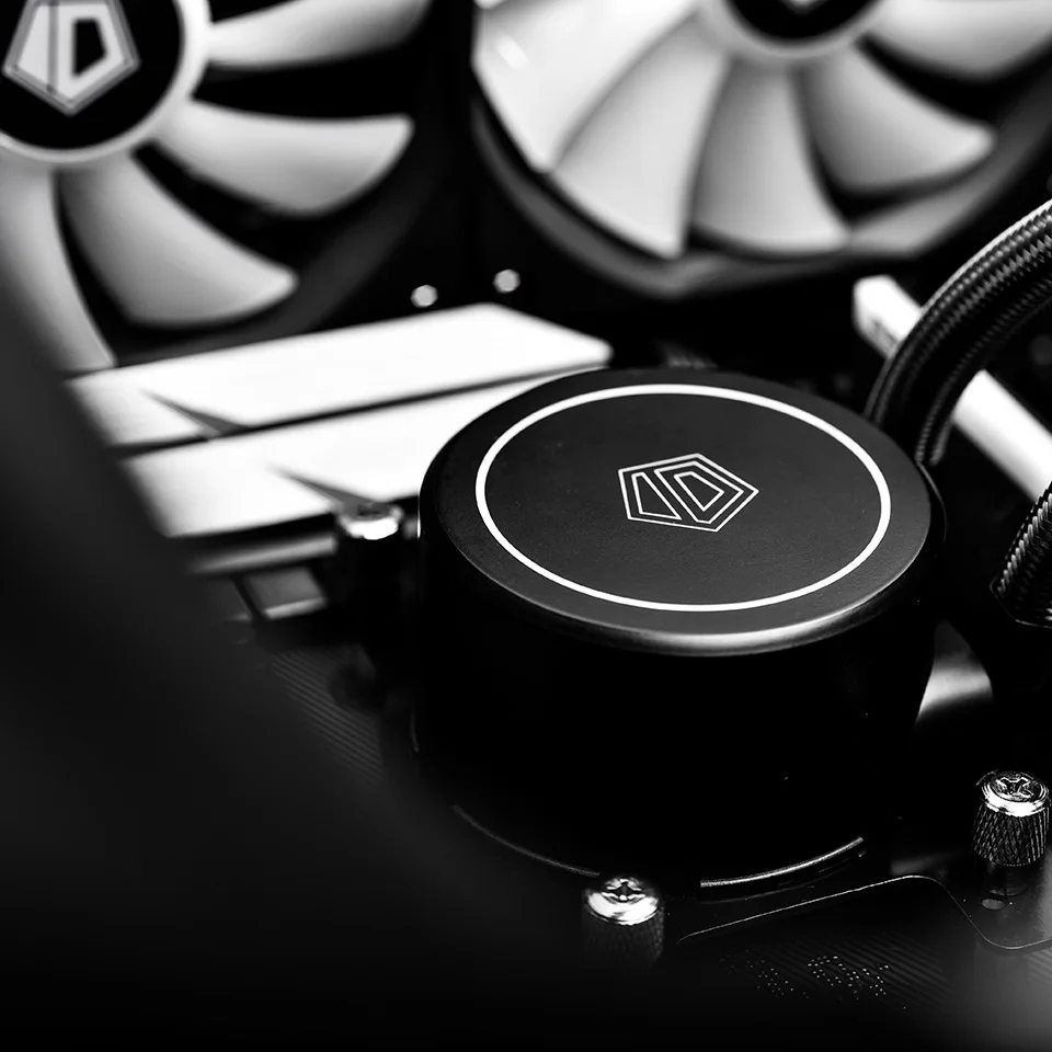 ID-COOLING AURAFLOW X 240 RGB синхронизация AIO кулер воды с мм радиатор 2x120 PWM вентиляторы
