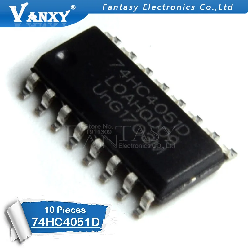 10 шт. 74HC4051D SOP16 74HC4051 SOP SN74HC4051DR 16 SMD новая и оригинальная ИС|smd ic|ic smd |