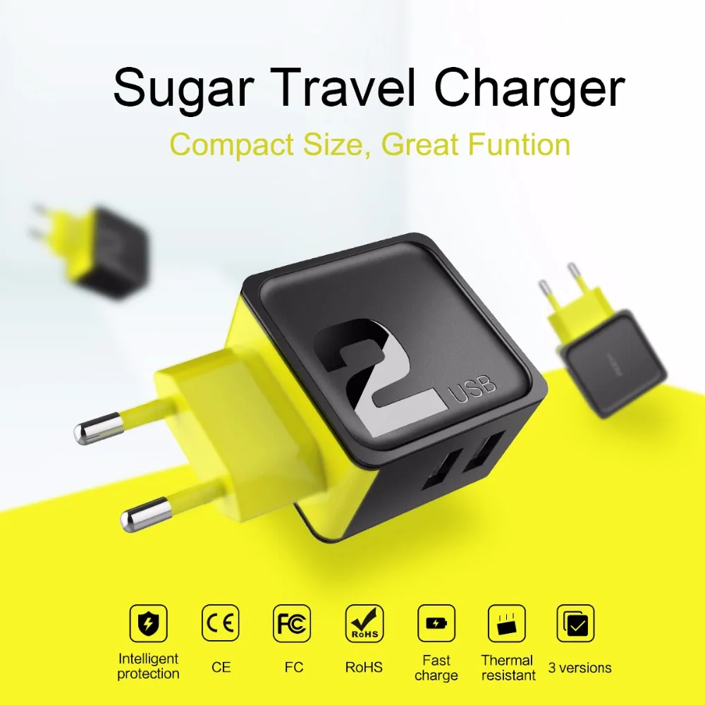 Портативное зарядное устройство Rock универсальное USB Мобильный телефон для