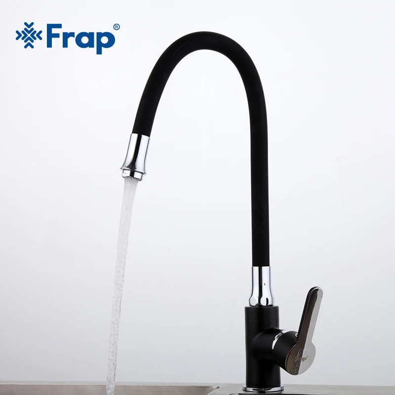 frap modern kitchen faucet matte blackwhiteredgreenorange water taps single handle cold and hot water mixer crane free global shipping