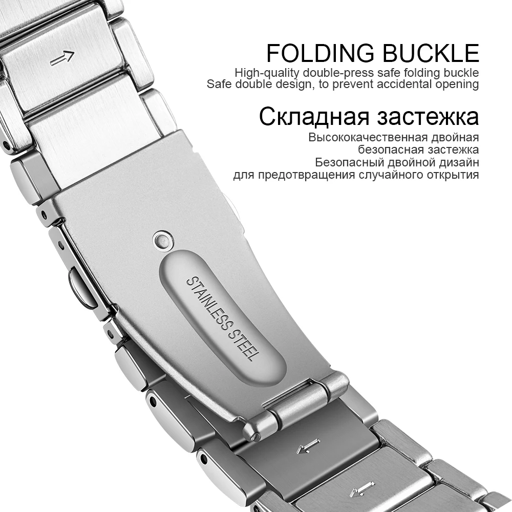 HOCO высокое качество 3 указателя металлический браслет ремешок для Apple Watch серии 4 2