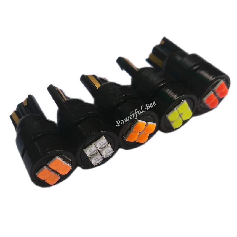Светодиодная лампа CANBUS T10/w5w 3030SMD белая ледяной синий розовый для Audi Q3 Q5 A3 2