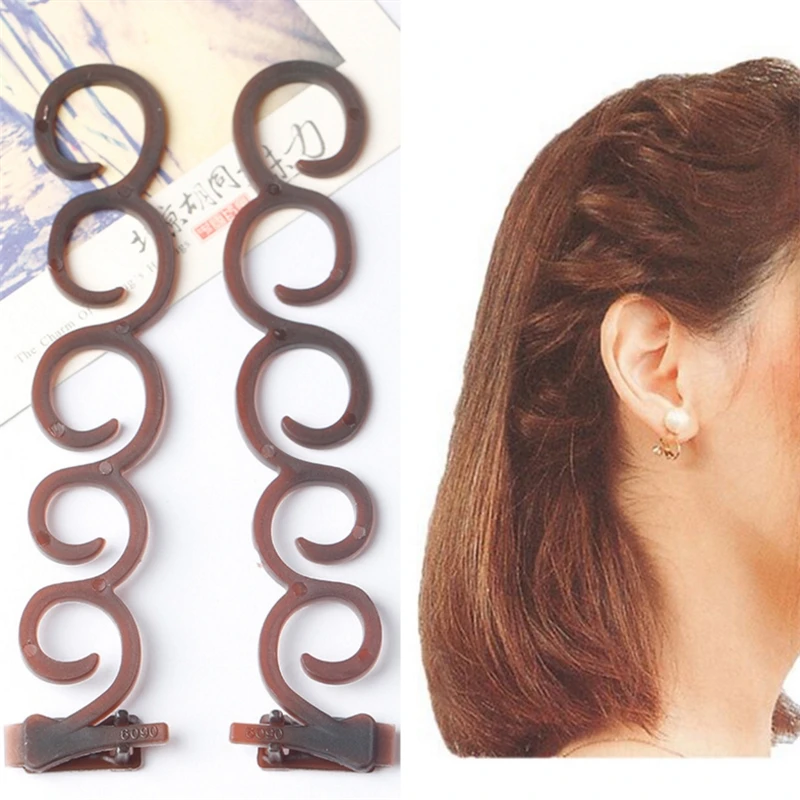2 шт./компл. модные женские туфли Магическая завивка волос для укладки оплетка