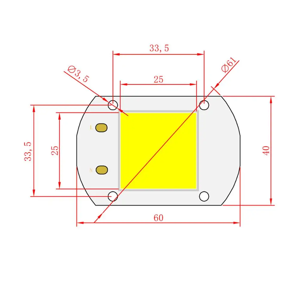 Умная IC AC COB Светодиодная лента 20 Вт 30 50 110 В 220 без водителя DIY заливающий