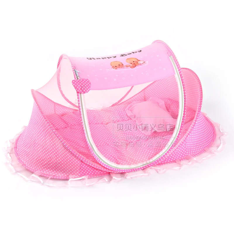 Модная детская москитная сетка летняя кроватка матрас + подушка|baby mosquito net|baby