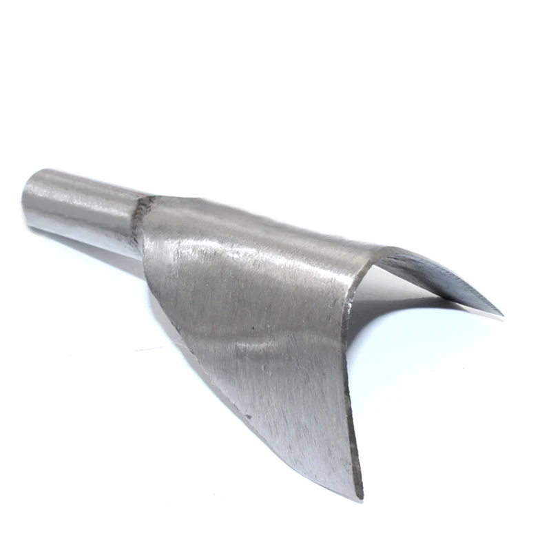 6 шт. стальной кожаный наполовину круглый резак v образная форма ремень кошелек