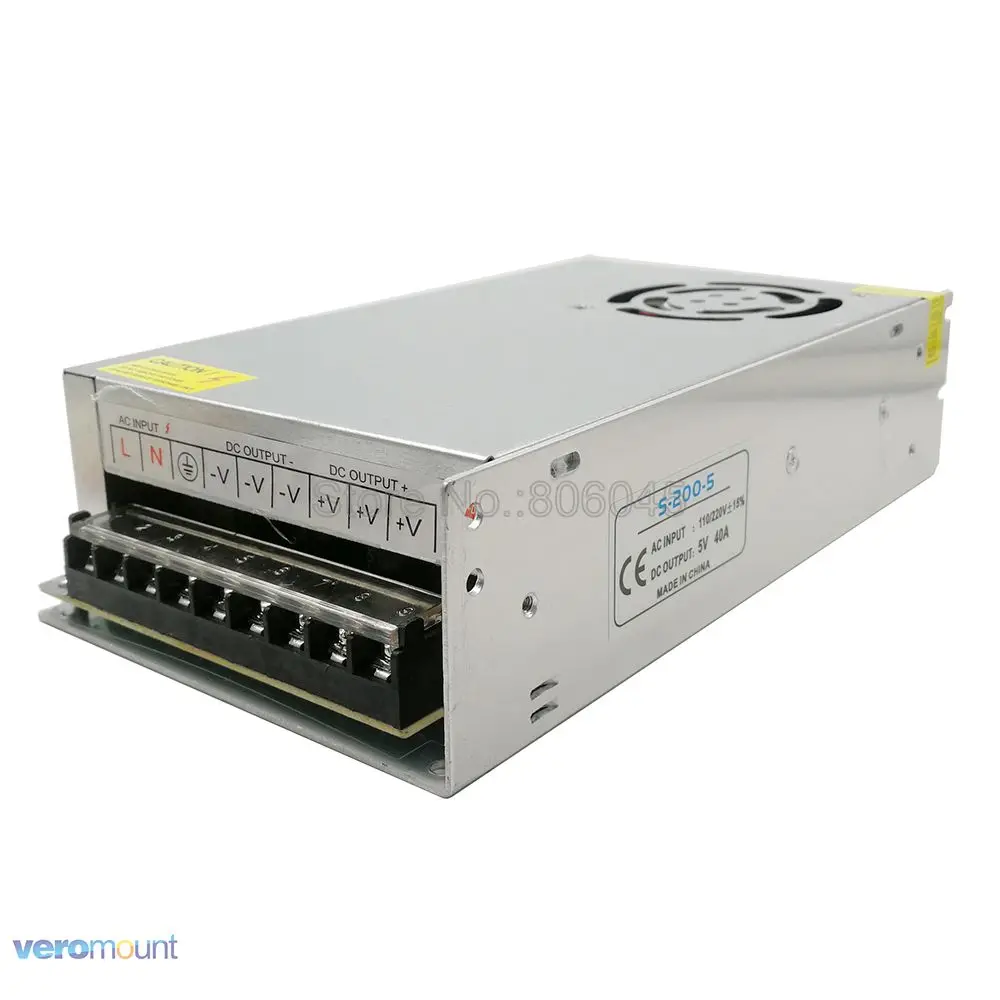 DC 5V 5A 10A 20A 30A 40A 60A светодиодный выключатель питания 30W 50W 100W 150W 200W импульсный