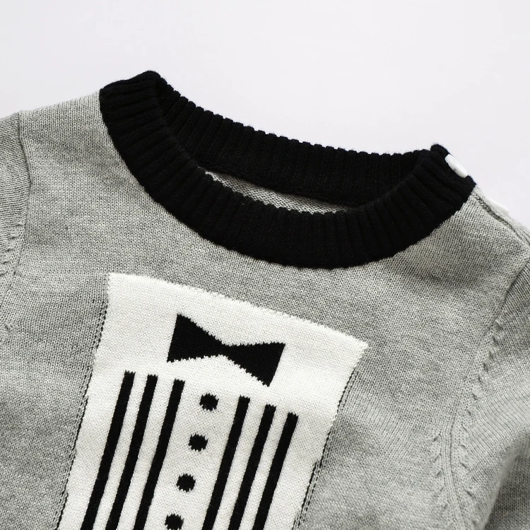 Новый джентльменский трикотажный комбинезон из 100% хлопка джемпер для