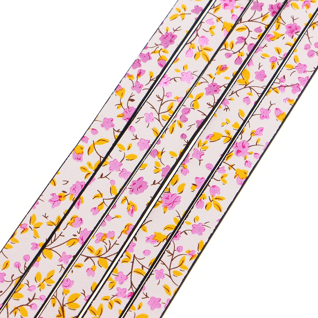 XCHARMS 10 мм кожаный шнур с принтом цветущей сливы/Аксессуары для ювелирных