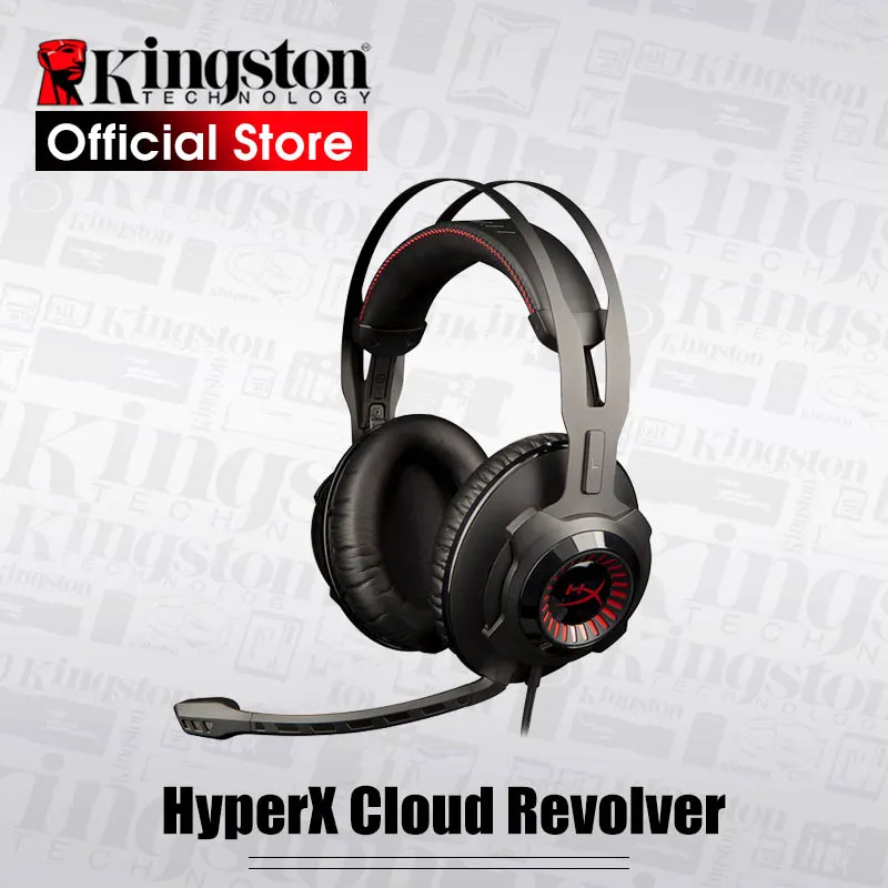 Игровая гарнитура Kingston HyperX Cloud Revolver черные наушники с микрофоном для ПК Xbox One S PS4 Pro