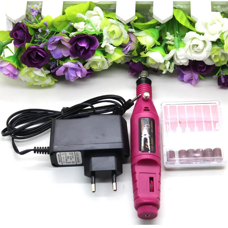 Дизайн ногтей электрические перо буфер дрель Shaper машины 6 Биты файл маникюрный