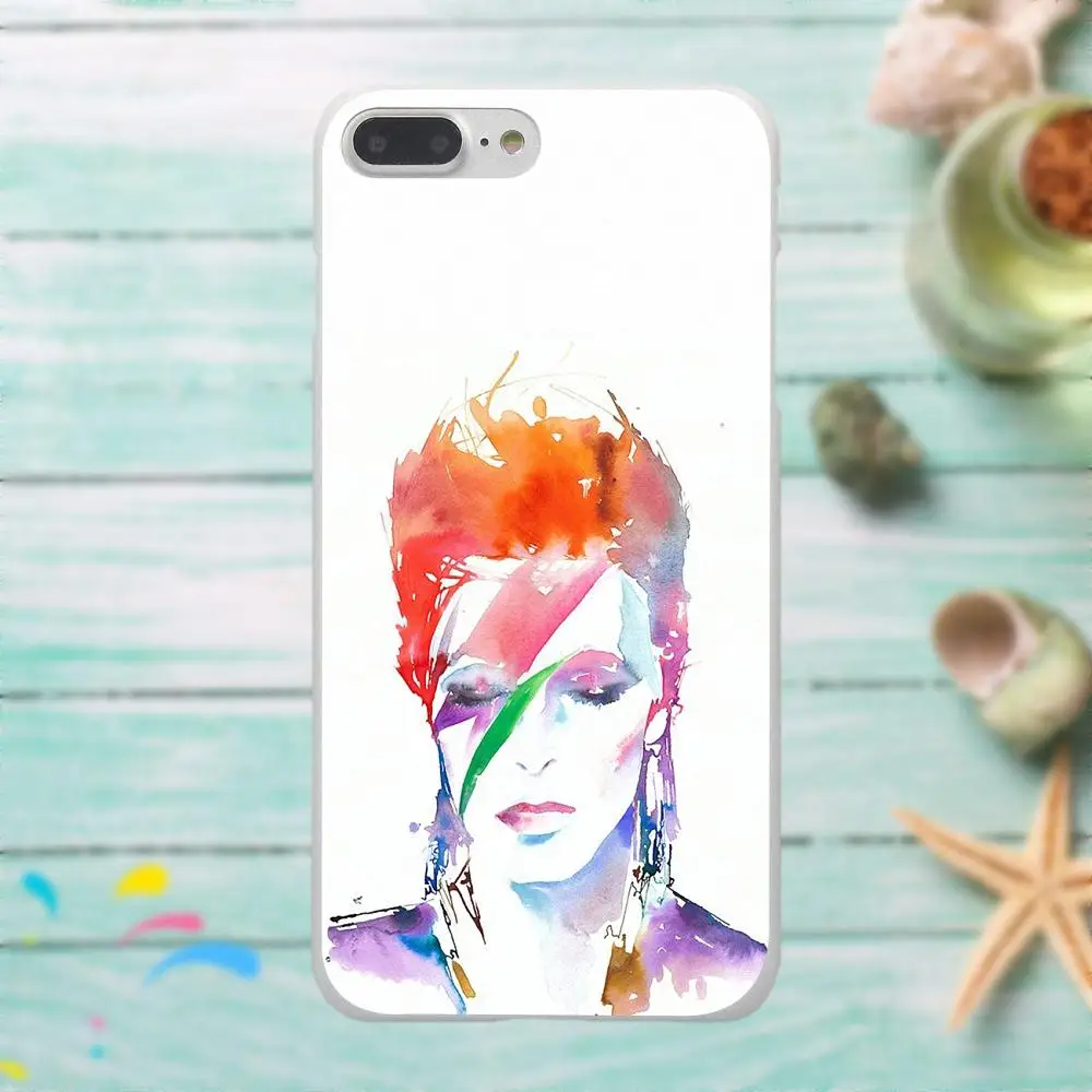 Чехол книжка из ТПУ для Galaxy Alpha Core Note 2 3 4 S2 A10 A20 A20E A30 A40 A50 A60 A70 M10 M20 M30 David Bowie rotor