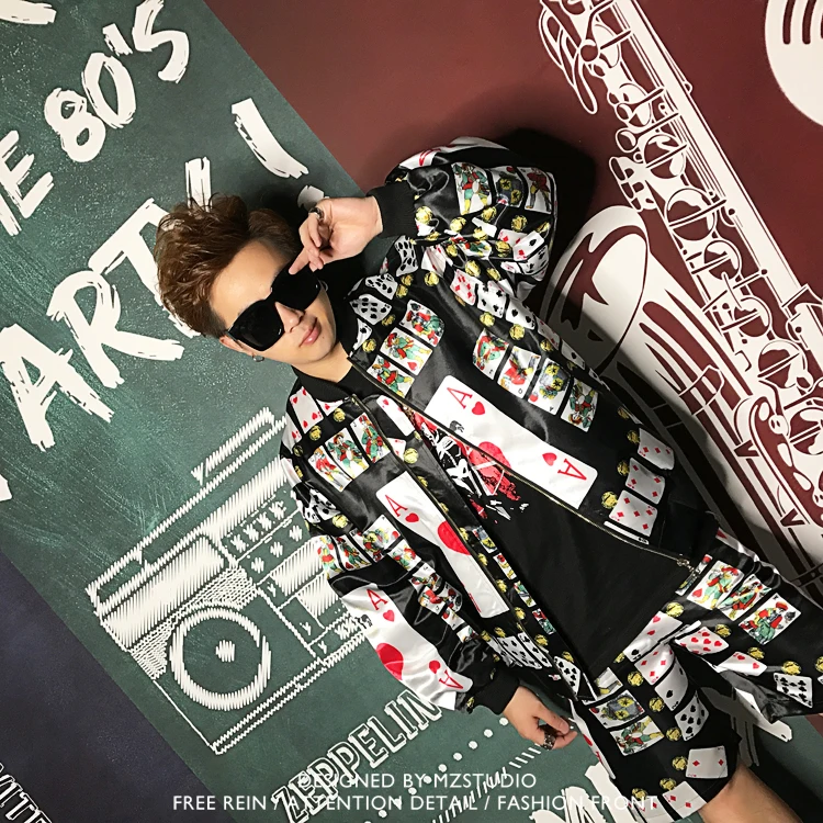Новинка 2020 мужской летний костюм певицы Dj ночного клуба Ds в стиле хип-хоп для