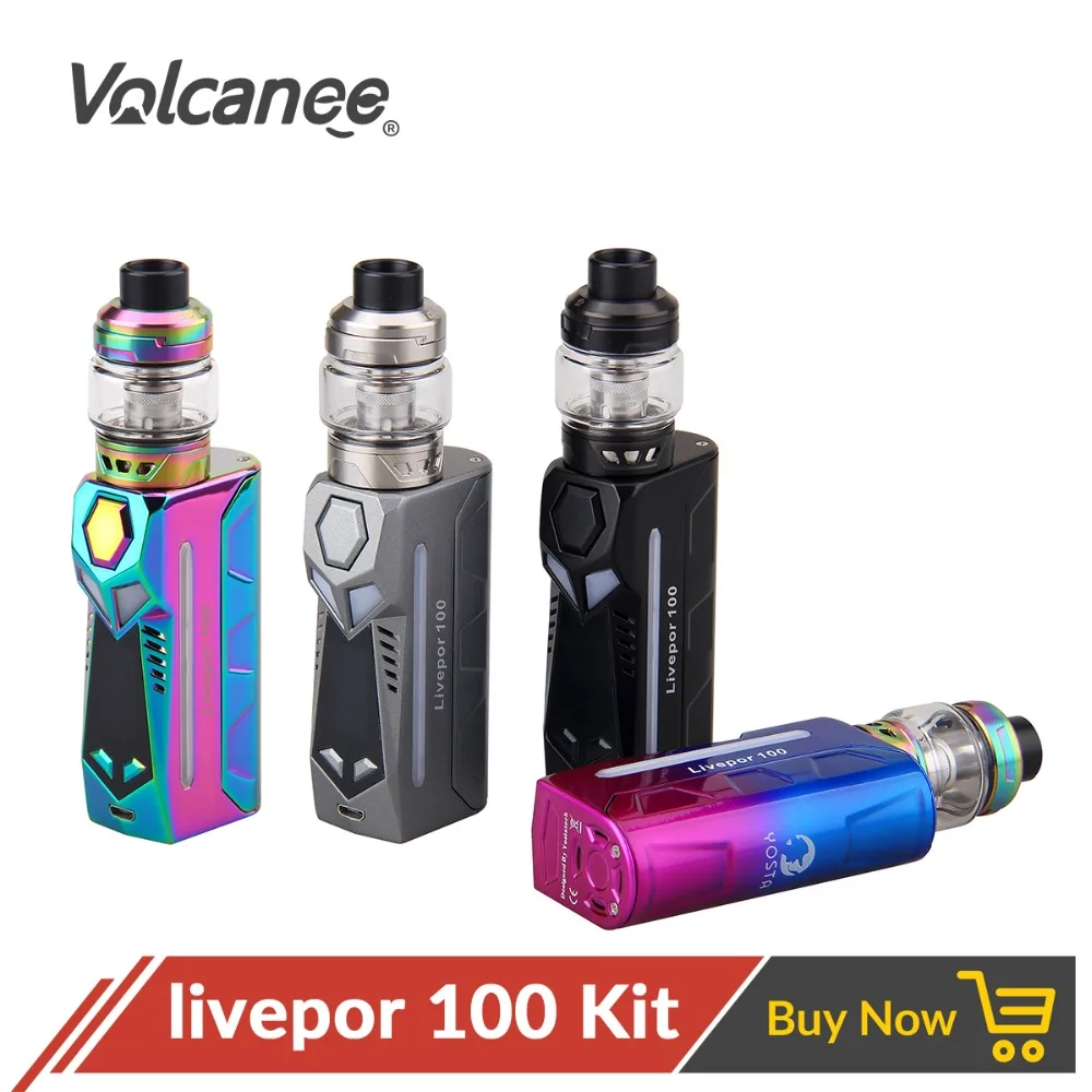 Yosta Livepor 100 коробка комплект Singel 21700/20700/18650 батарея мощность Ti Ni200 SS316 BYPASS 0 01 s