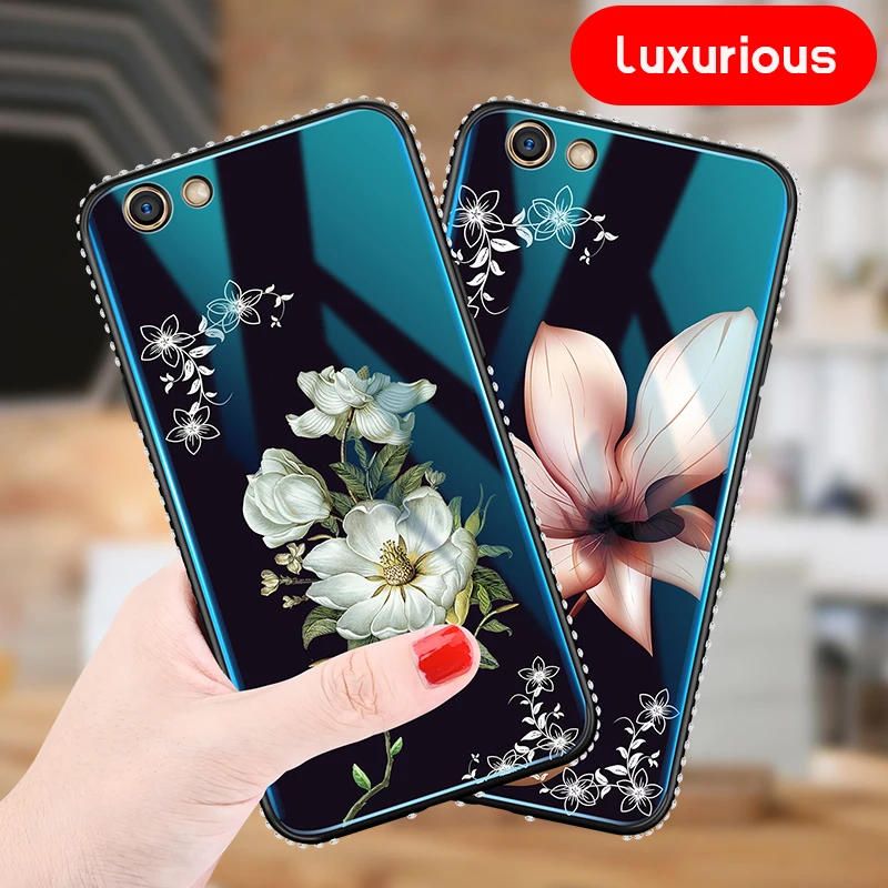 Чехол из закаленного стекла для телефона iphone x xs xsmax 6 7 8 splus Роскошный чехол huawei honor