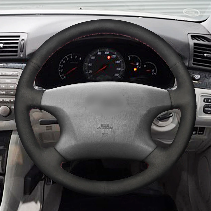 MEWANT черный замшевый чехол рулевого колеса автомобиля для Toyota Avalon 2002-2004 Camry 2002-2004 Highlander 2001-2003