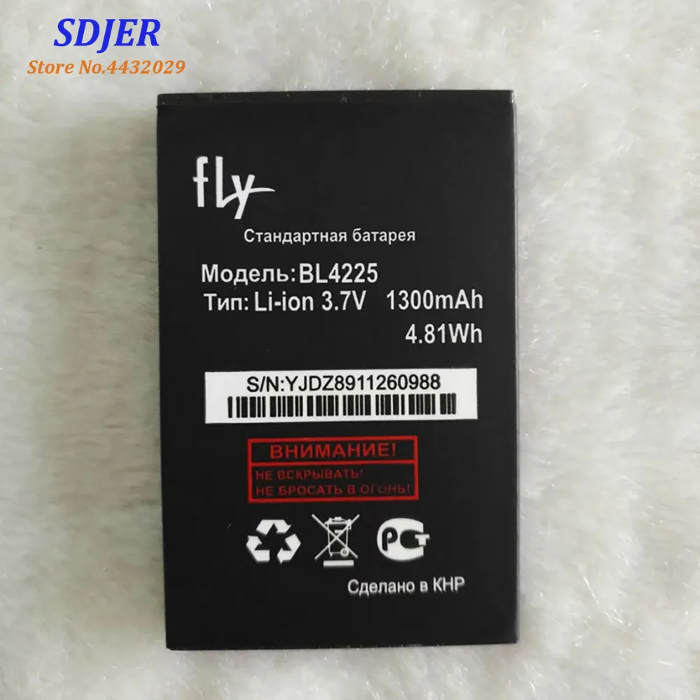 2019 высокое качество BL4225 батарея для Fly 120A 13Q1C DS107 DS120 Li Ion 1300mAh Мобильный телефон Bateria