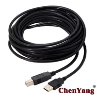 zihan 3m 5m 8m usb standard b type to usb 2 0 male data cable for hard disk scanner printer