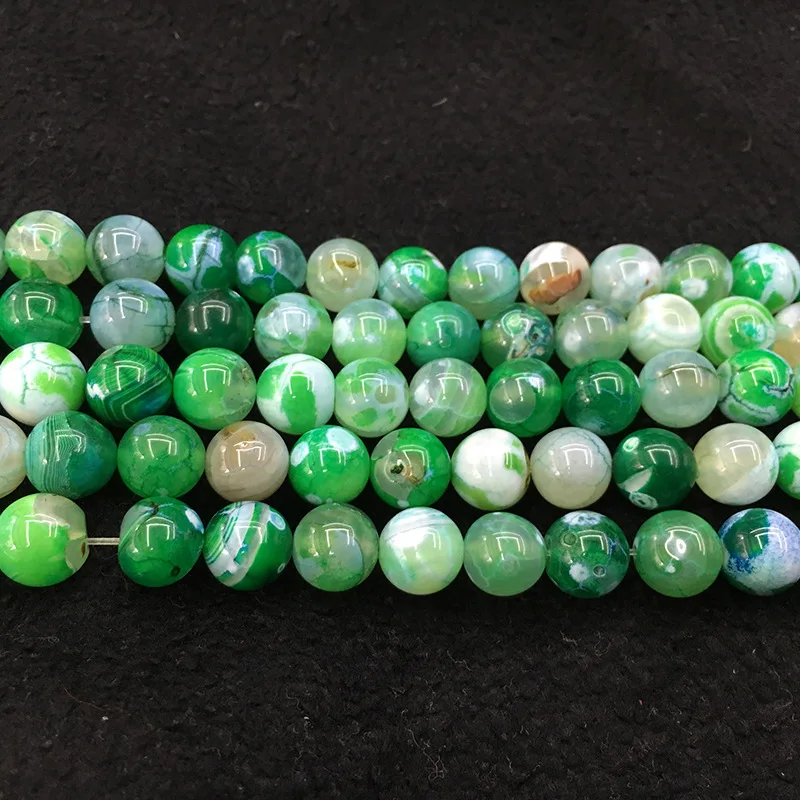 6 мм 8 10 натуральный синий красный оранжевый черный ледяной волнистый Агаты