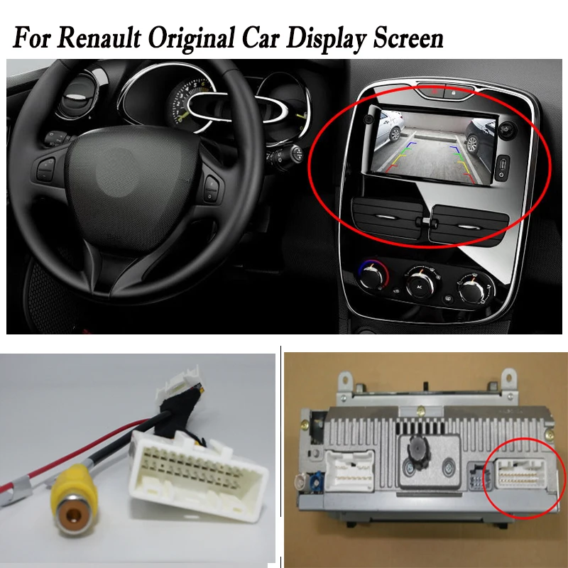 24 pin проводной разъем с RCA для Renault Connect оригинальный заводской экран/резервный