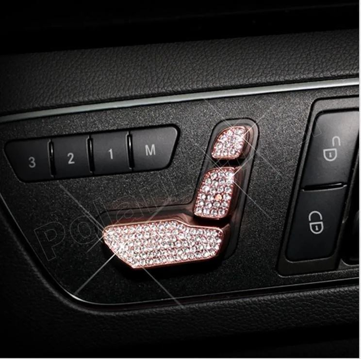 6 шт. S/eat декоративный внутренний алмазный чехол для M ercedes B enz E Class GLA/GLK/ML/GL 3 цвета