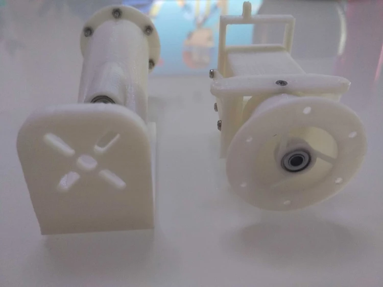 1 шт. 3D Печатный 20 мм Радиоуправляемый струйный насос для рыбалки лодки моторный