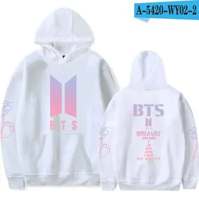 Kpop2018 новый корейский вариант с капюшоном Толстовка моды цвет букв для обувь