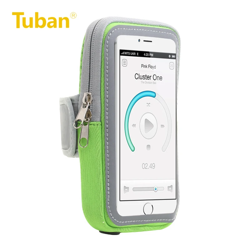 Tuban touch screen arm bag sports fitness equipment strap travel band men and women wrist running | Спорт и развлечения