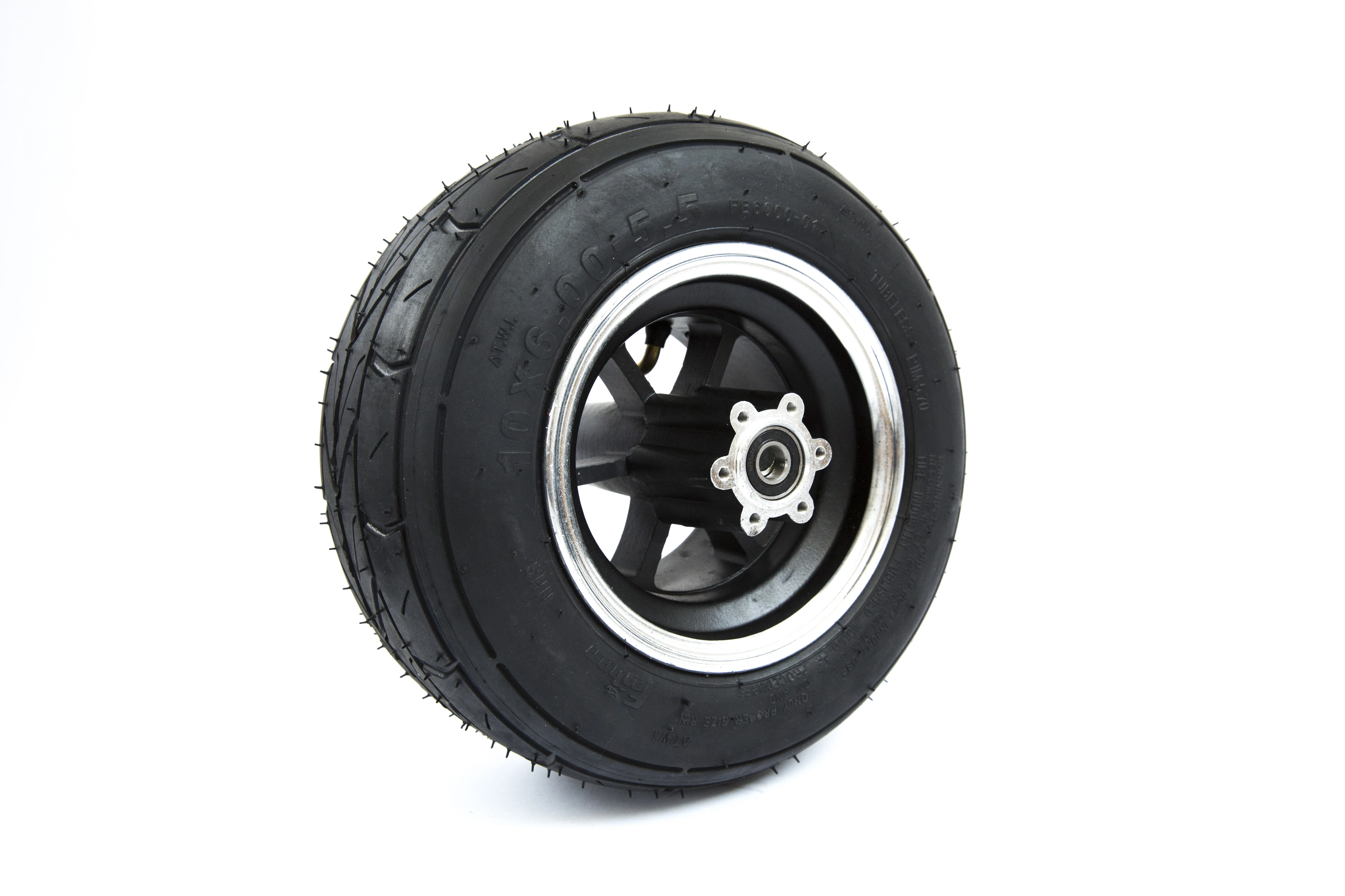 10&quot E bike Front Wheel With 10*6.00-5.5 Vacuum tyre Mini Fat Non-Motorized No Motor Scooter | Спорт и развлечения