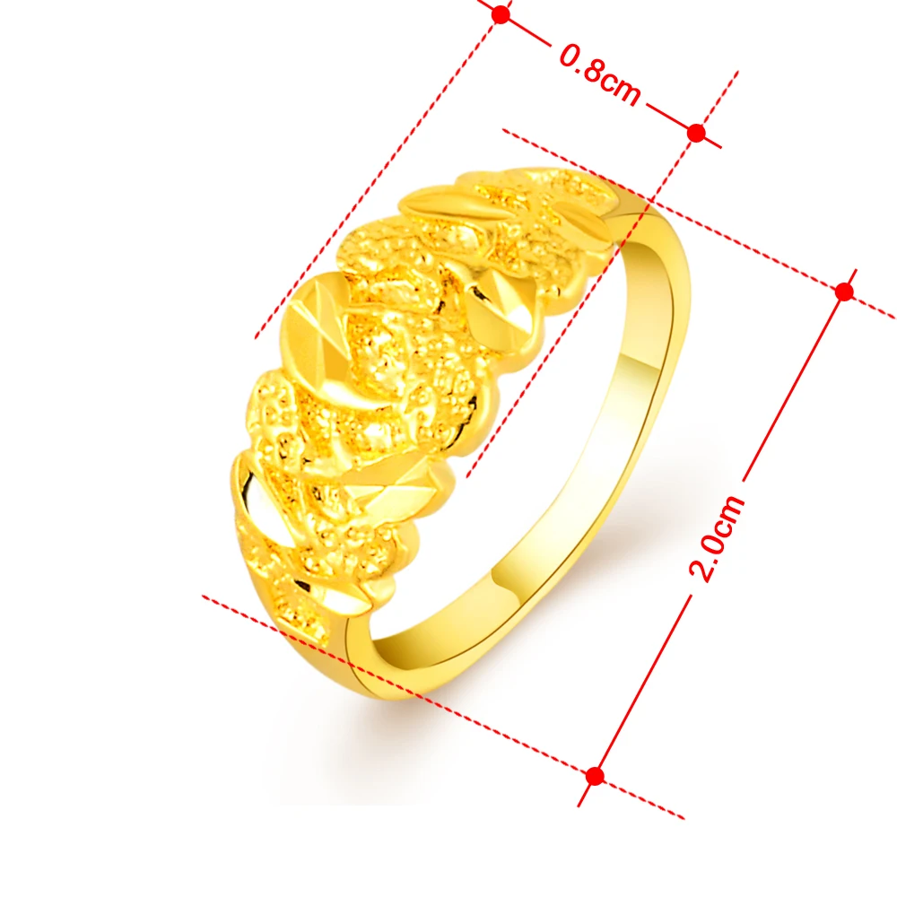 Roman Reigns classic 24k gold colour plated clover ring for women fashion wedding Cocktail hollow flower lady | Украшения и