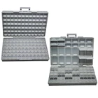 AideTek SMT пластиковый ящик для хранения, ящик для инструментов, отсеки для каждого ящика с крышкой SMD BOXALL144 + BOXALL96 ящик-органайзер, ремесленные бусины Stor