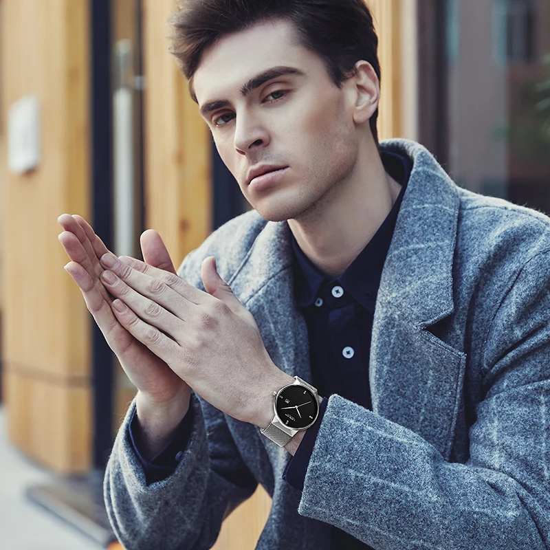 Montres мужские наручные часы erkek kol saati relojes de hombre top marca de lujo мужские часы Роскошные Брендовые Часы из нержавеющей стали
