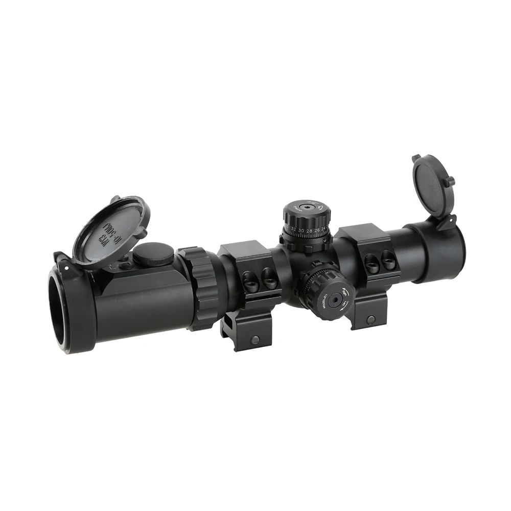 SPINA OPTICS новая Тактическая Военная Охотничья винтовка 1 25-4x30 с рельсовым