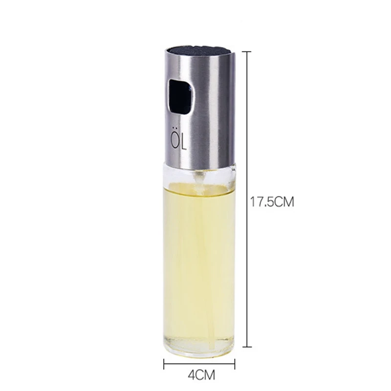 Unibird нержавеющая сталь стеклянная бутылка для распыления масла уксус оливковое