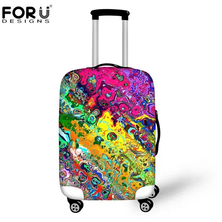 14M FORUDESIGNS/ Чемодан Защитная крышка для 18/20/22/24/26/28/30 дюймов чемодан Водонепроницаемый дождевик эластичные туристические - Цвет: 14M
