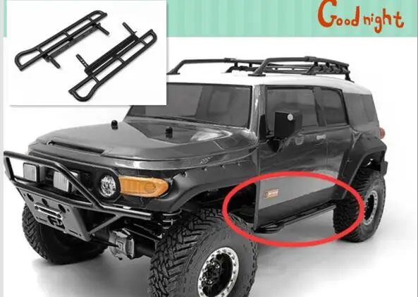 CChand металлические пробки боковые ползунки для HPI RacingTUBE FJ cruiser TOYOTA Rock Cralwer 4x4 грузовик 1/10 rc автомобиль игрушка