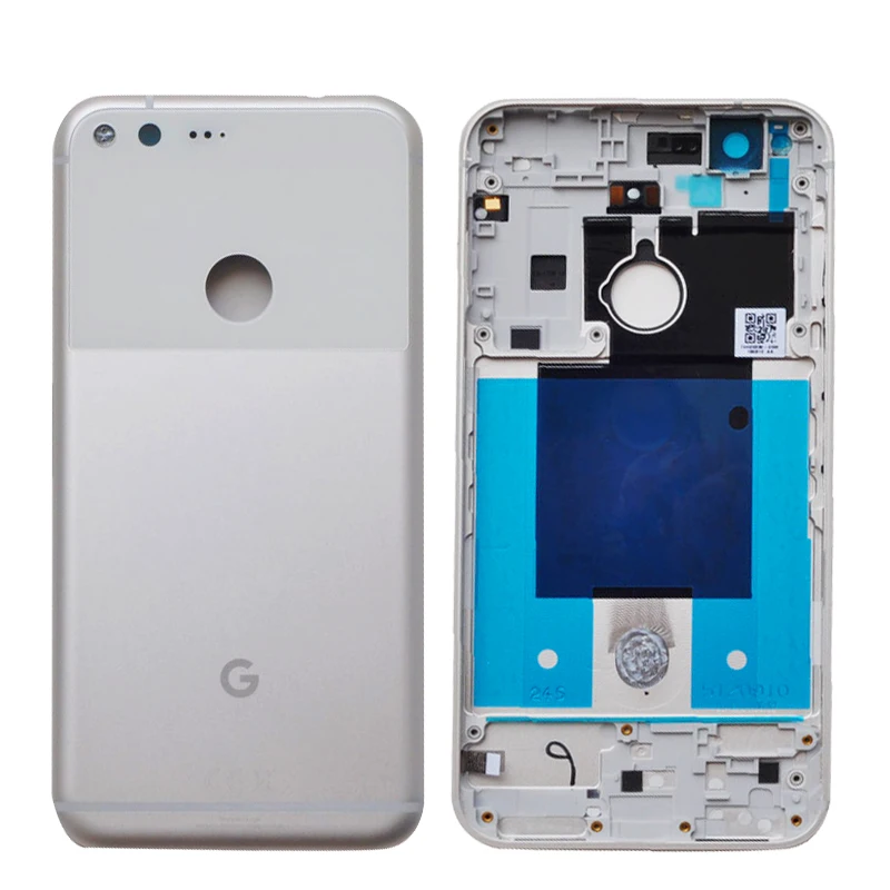 BINYEAE металла Батарея Крышка для Google Pixel XL 5,5 inch/pixel 5,0 дюймов зеркало заднего вида монитор Корпус сзади чехол двери с боковыми клавишами