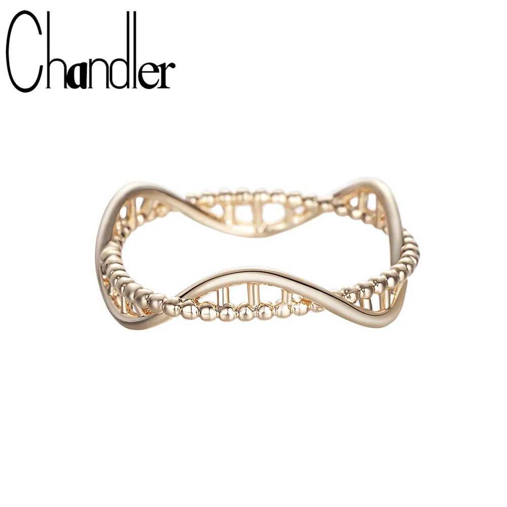 Кольцо Chandler с крошечной РНК ДНК массивное свадебное кольцо научные кольца