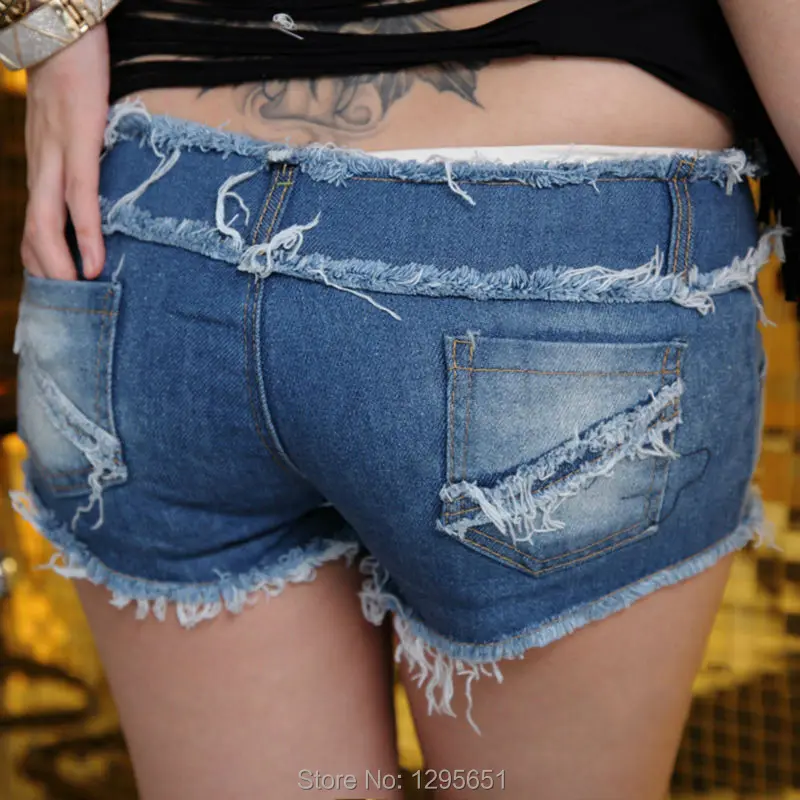 Girls In Tight Blue Jean Shorts